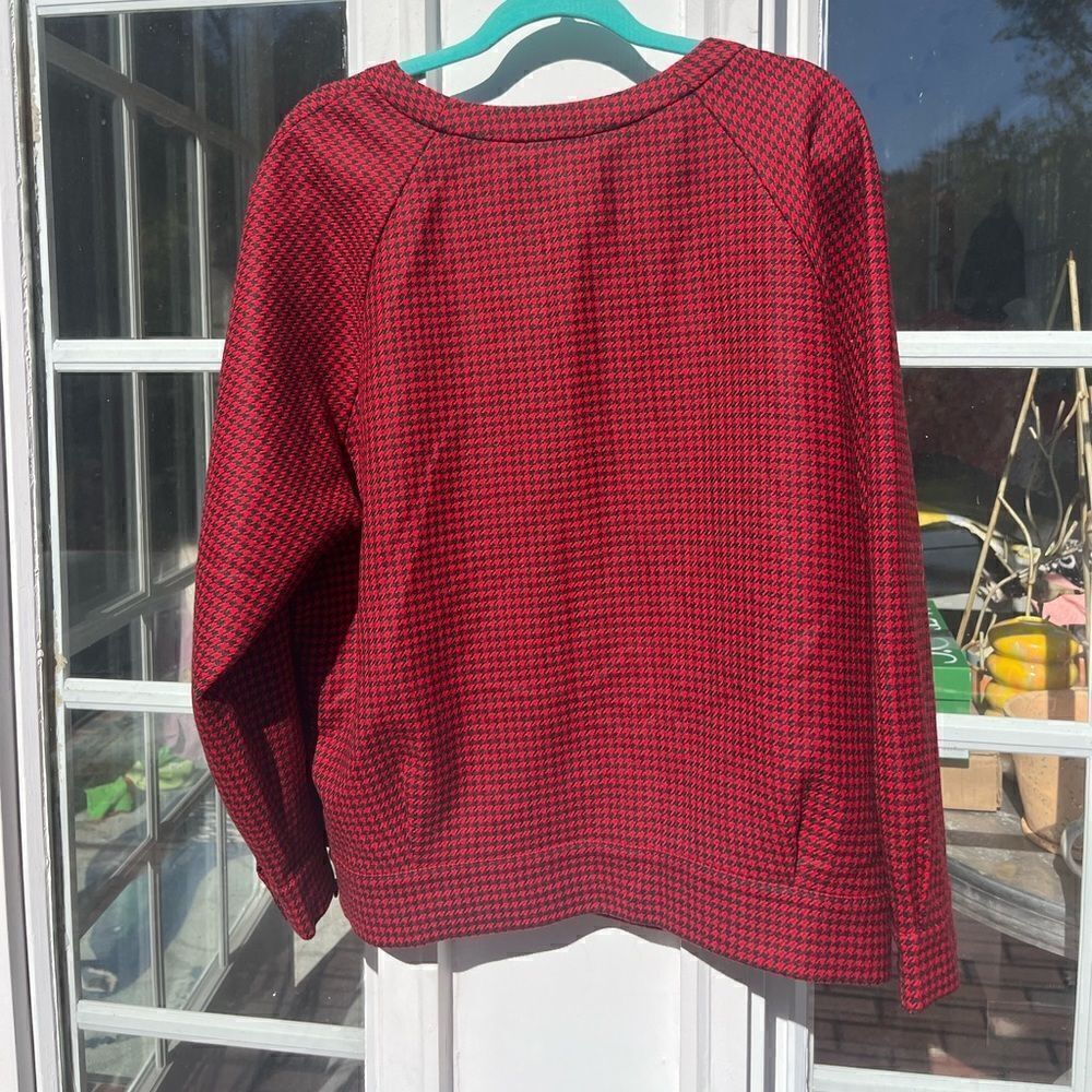 J Crew Collection Houndstooth Pullover - Picture 5 of 7